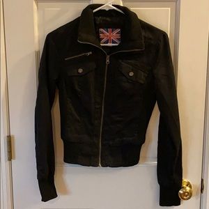 Black Bomber Jacket